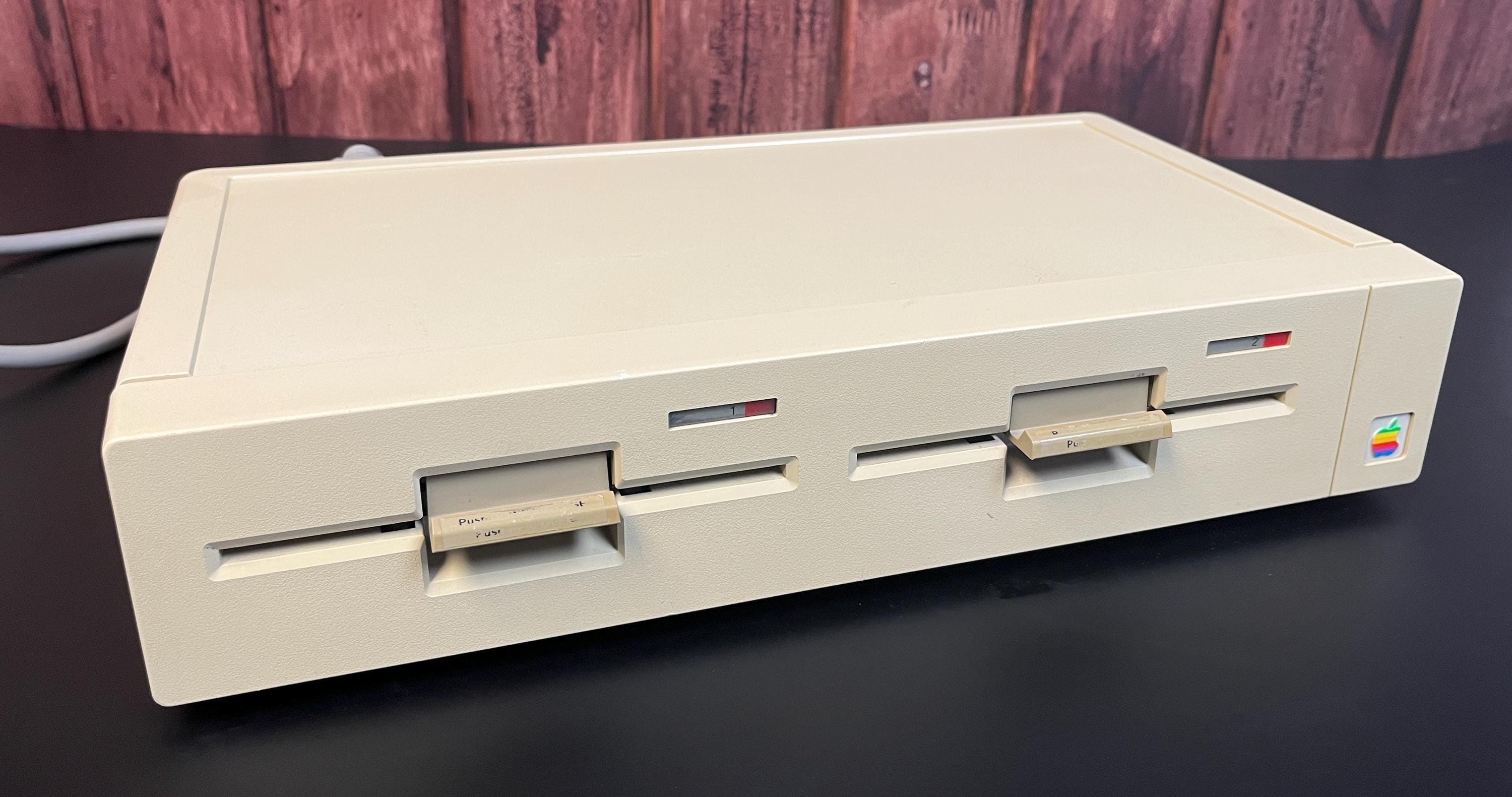 Vintage Apple Iie Computer System – Dual Diskette Drive, Monitor