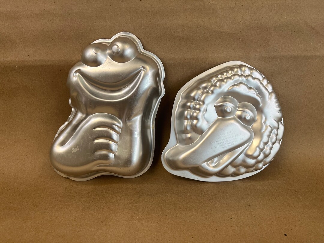 Big Bird, Cookie Monster, Sesame Street, Muppet, Vintage Wilton