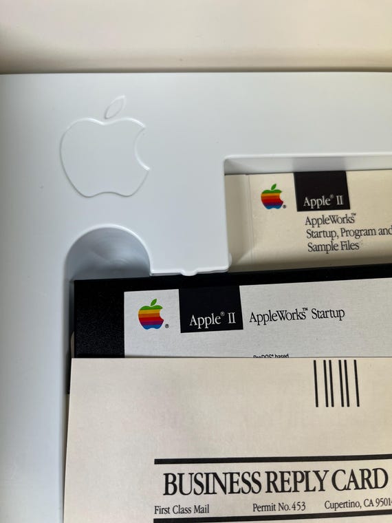 ビンテージ Apple II AppleWorks ソフトウェア、新古品、コレクターズ