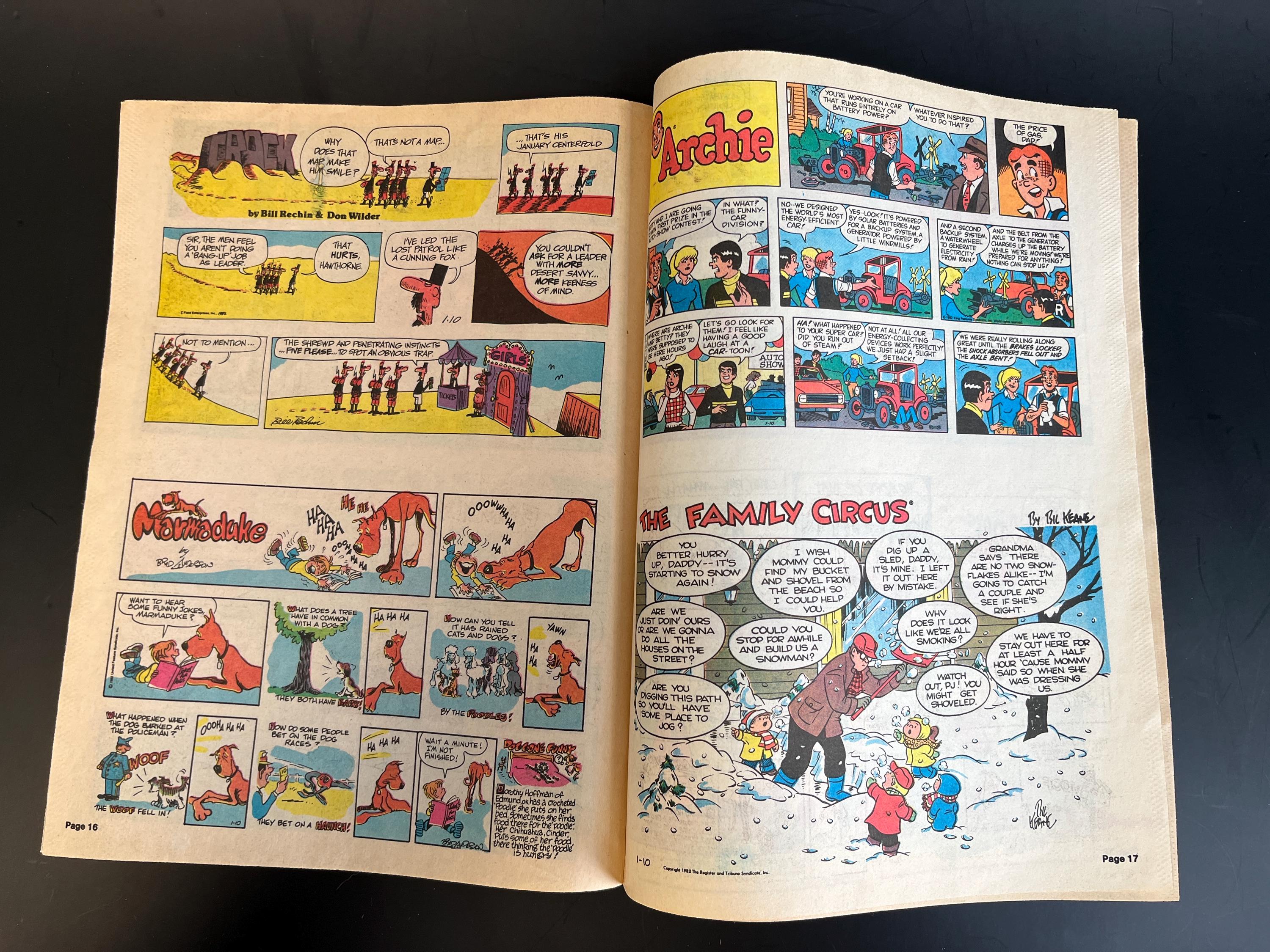 70s Newspaper Comic - Etsy