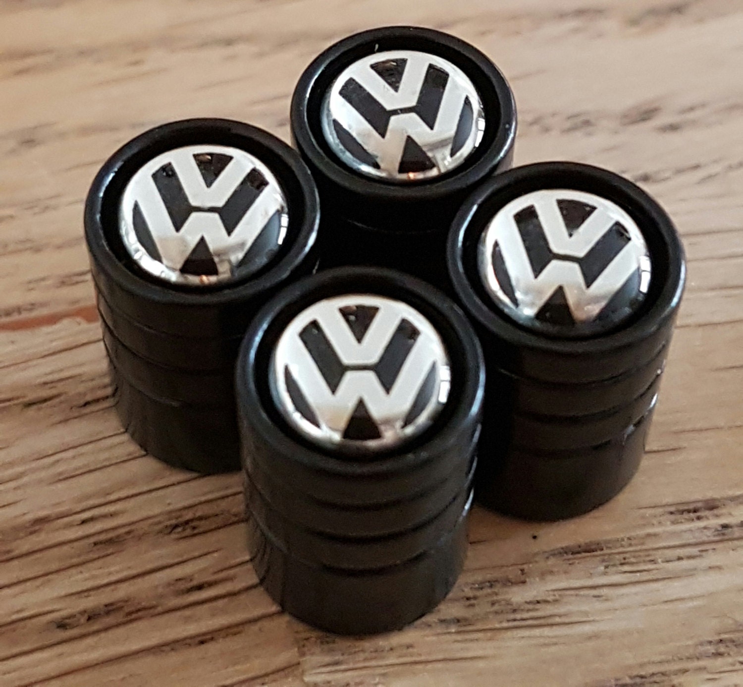 VW VOLKSWAGEN Wheel Valve Dust Caps EXCLUSIVE To Us All Models Etsy