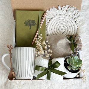 Sending a Hug Gift Box, Birthday Gift Basket for Women, Spring Gift Box, Hygge Gift Basket, Gift Idea, Thinking of You Gift Box