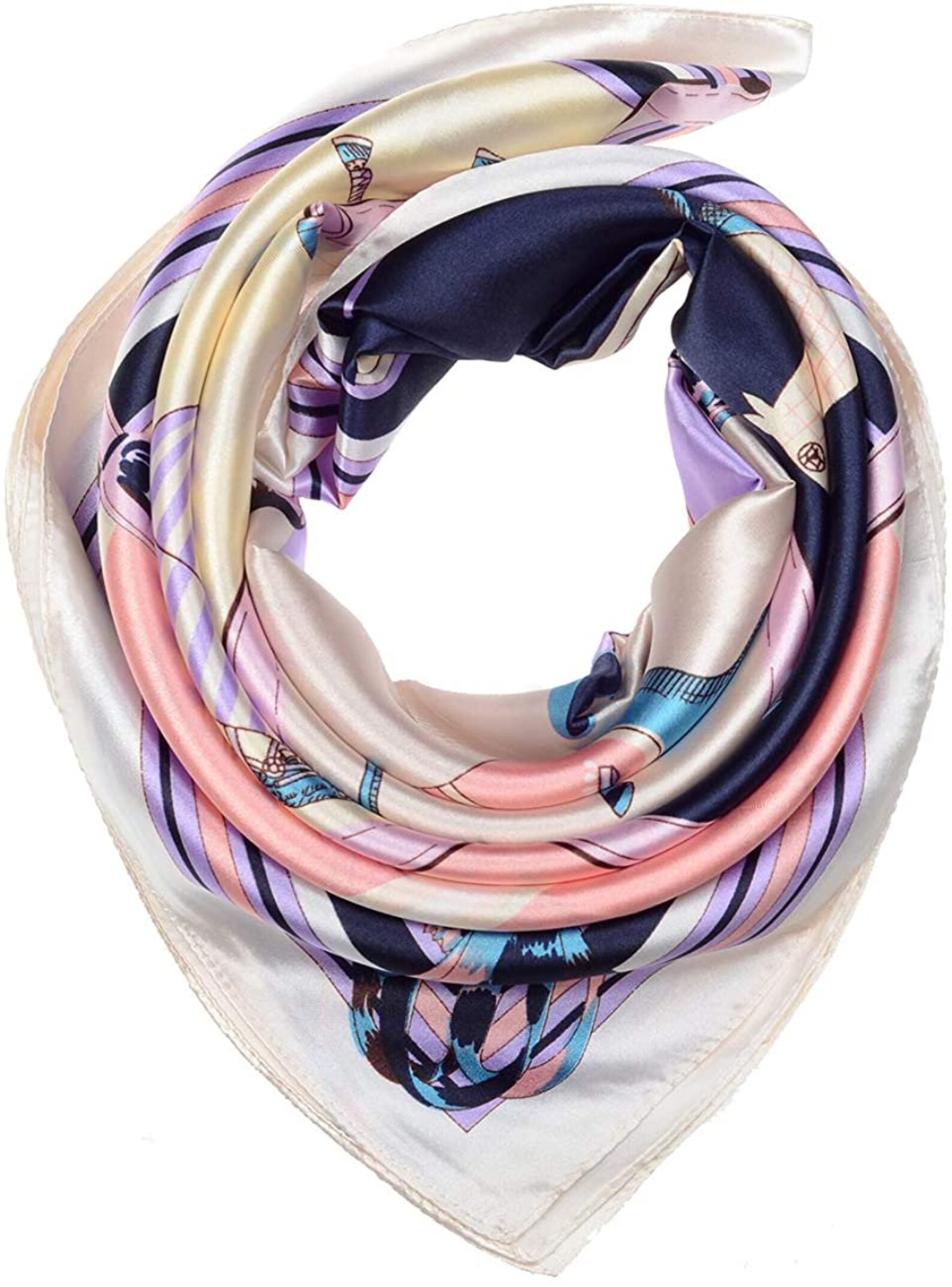 Silk Head Scarf Silk Scarf for Hair Silk Ponytail Scarf Etsy