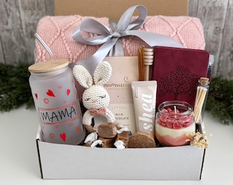 New mom gift box, New mom care package, New mom gift basket, Postpartum care package, Baby shower gift baskets, Care package for new parents