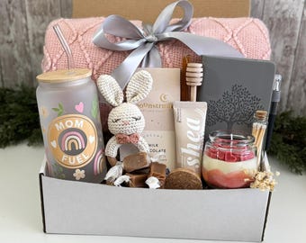 Care package for expecting mom, New parents care basket, New mom gifts postpartum, Welcome gift basket for new first time mom