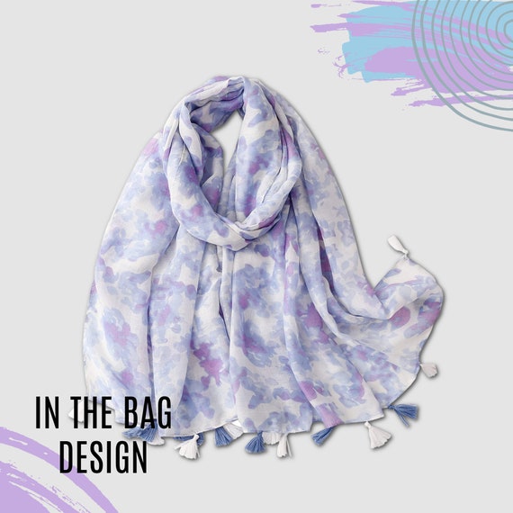 Purple on sale summer scarf