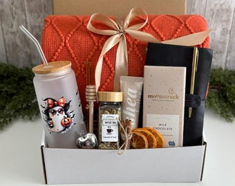 Boo basket adult, Halloween gift basket, Halloween care package, Boo basket gifts, Autumn gift basket, Fall gift box for women