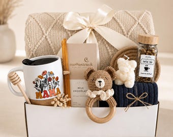 Expecting mom gift box, Trimester new mom baby, New parent gift basket, Postpartum care package, New baby girl gift box, Baby shower gift