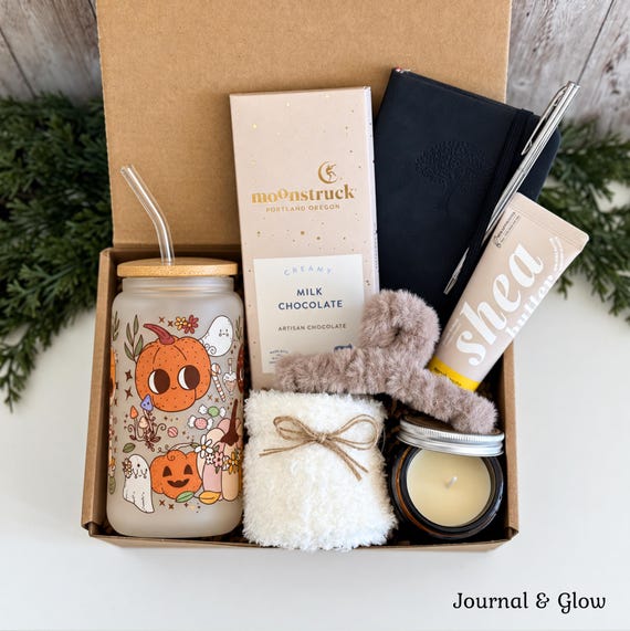 Luxury Birthday Gift Box for Women - Best Friend, Sister, 21st Birthday Basket, Self Care Gift Set for Her, Relaxation Spa Gift Basket