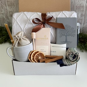 Valentine gift hamper for him, Valentine gift for him, Gift basket thinking of you, Self care gift box for young Men birthday gift basket