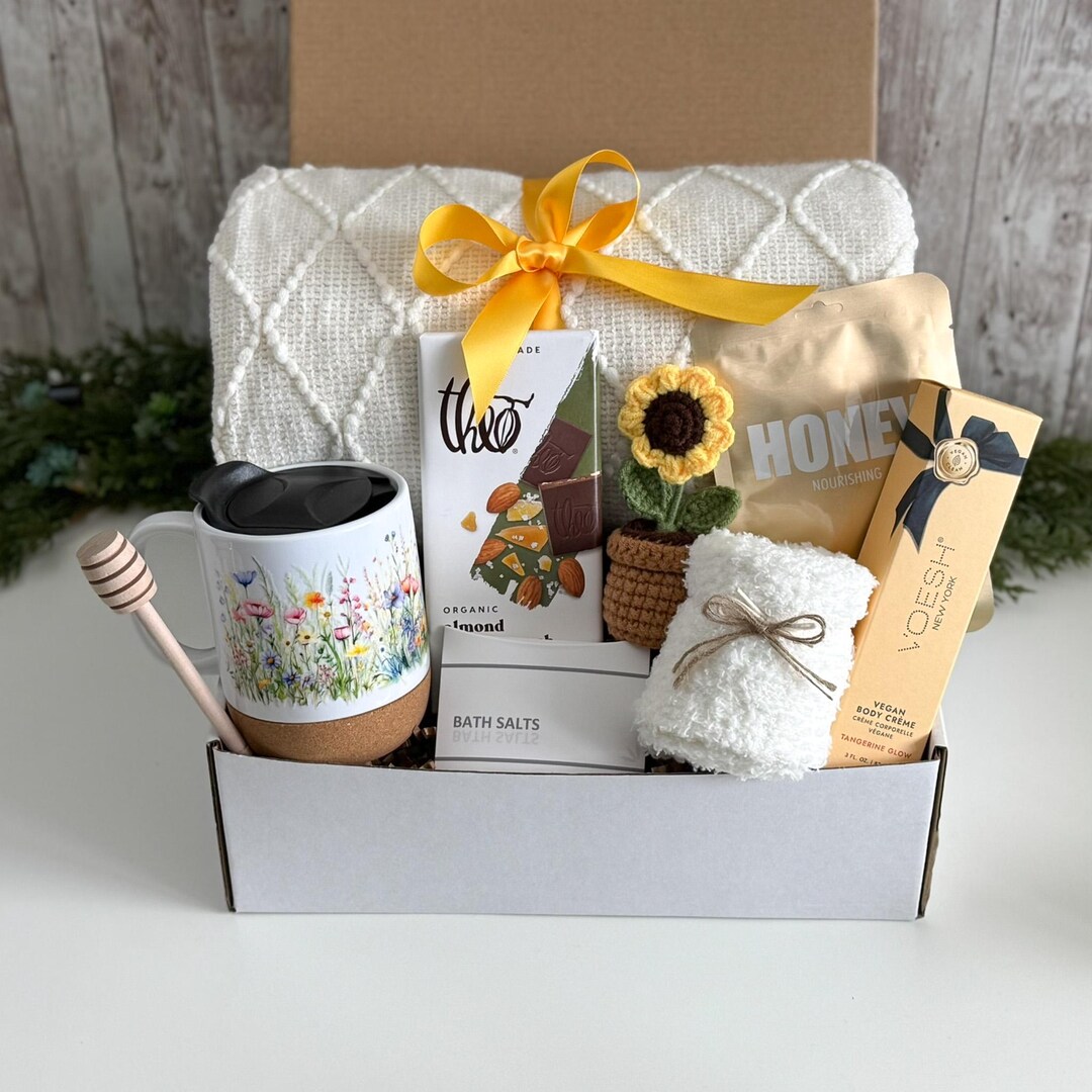 Get Well Soon Care Package for Women, Get Well Gift Basket ...