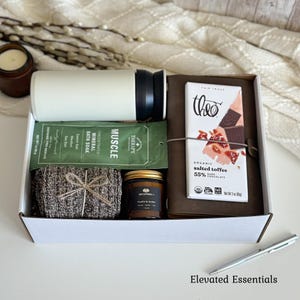 Gift basket for men, Cozy Gift Box for Him, Care Package For Him, Surgery care package for men, Christmas gift baskets for men Elevated Essentials