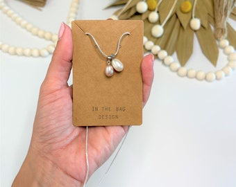 Pearl Necklace for Women Real Birthday Gift for Friend Bridesmaid Gift Boxes Birthday Box Mothers Day Gift Sterling Silver Neckless