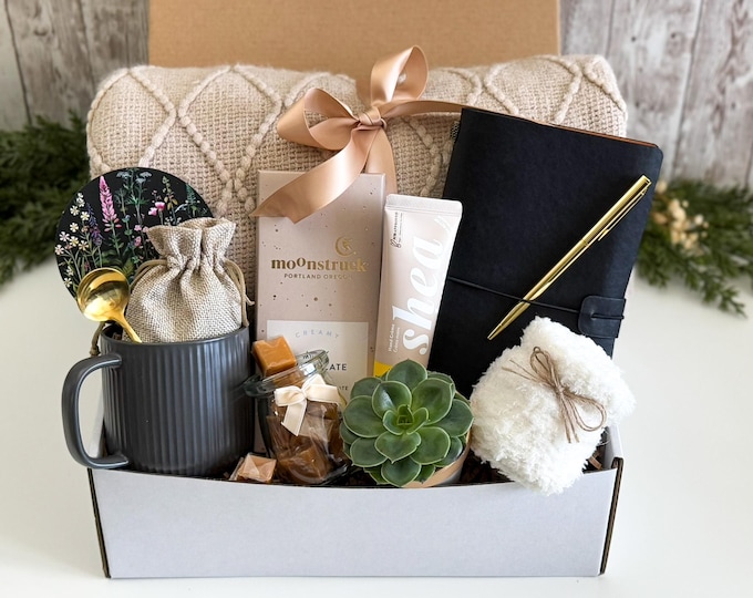Thinking of You Care Package, Sympathy Gift Basket, Bereavement Gift Basket, Grief Care Package, Condolence gift box, Condolence Blanket Box