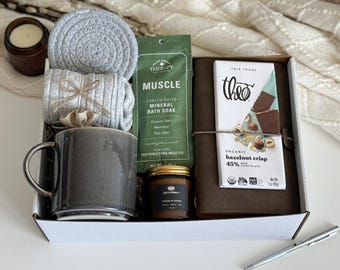 Employee appreciation gifts basket, New job gift basket for him, Mens gift box basket thank you office, Thank you notebook gift box for men