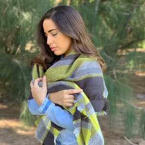 Blanket Scarf Bridesmaid, Plaid Blanket Scarf, Tartan Scarf, Blanket Scarf, Oversized Scarf, Oversized Blanket Scarf, Personalized Scarf