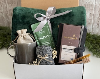 Gift box for him, Care package for him, Gift basket for men, Hygge box for men, Sending a hug for men, Mens gift box, Gift box for men