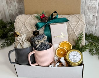 Grandparents Gift Baskets, Hygge Gift Box for Couples, Holiday