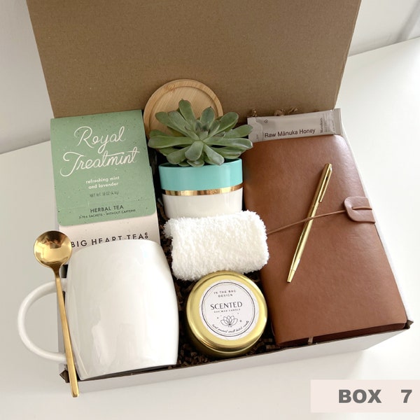 Thinking of you gift for men, Thank you gift box with blanket, Corporate gifts for employees, Coffee gift basket for him, Gifts for clients