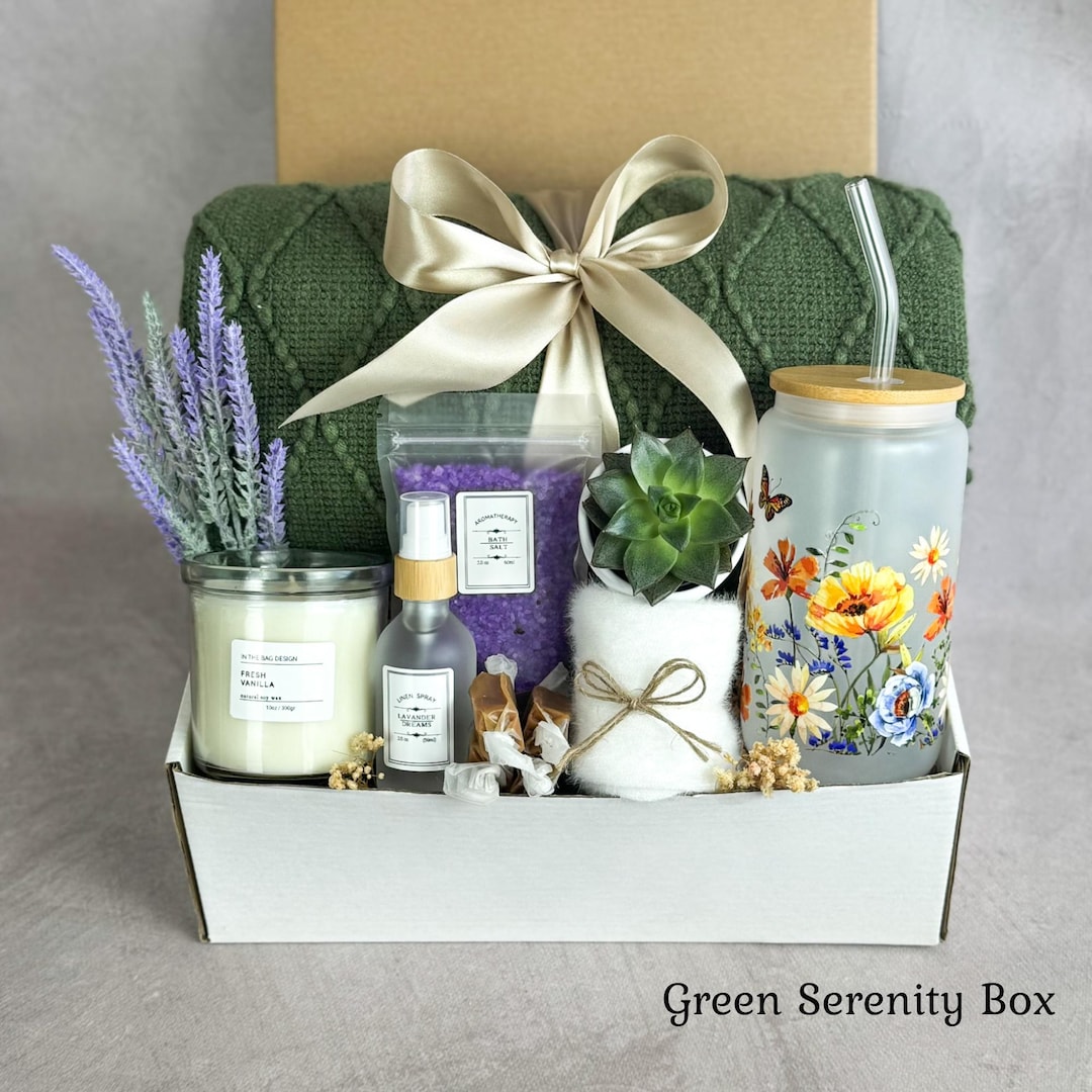 Cozy Hygge Gift Box, Thinking of You Gift Box, Hygge Gift Basket