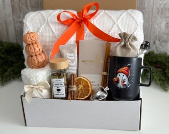 Halloween themed gift basket , Fall gift basket women, Boo basket for woman, Boo basket for girlfriend, Halloween spooky basket