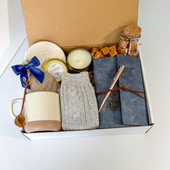 Thank You Gifts for Men Thank You Gifts for Friend Cozy Gift Box Friend Gift Basket Christmas Gift Box Care Package for Him Boss Gift Etsy UK