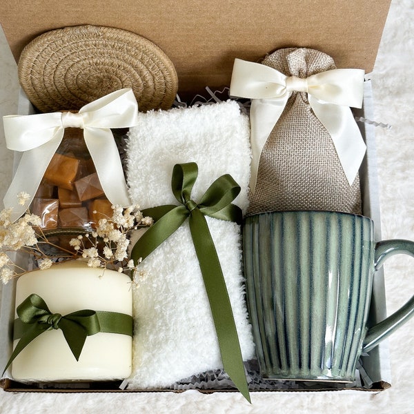 Gift Box for Her, Gift for Women, Gift for Mom, Sending a Hug, Thinking of You, Thank you Gift, Birthday Gift Box, Hygge Gift Care Package