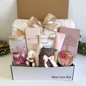 Mothers day baskets, Relaxing Spa Box for Mom, Thoughtful Mother’s Day Gift, Cute mothers day gifts, Best Mom Ever Gift Basket, Hug in a box Mom Love Box