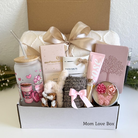 Mothers day baskets, Relaxing Spa Box for Mom, Thoughtful Mother’s Day Gift, Cute mothers day gifts, Best Mom Ever Gift Basket, Hug in a box