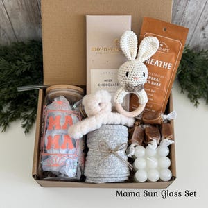 Pregnancy Care Package for Mom to Be, Postpartum Gift Box, New Mom Relaxation Basket, Expecting Mother Gift Set, Pregnancy gift box Mama Sun Glass Set