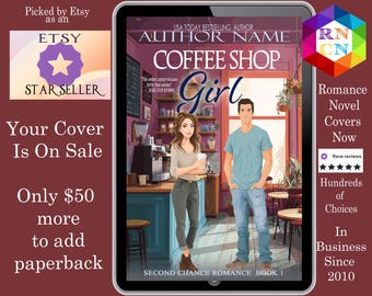 Coffee Shop Girl: romance book cover Indie  Budget covers,  contemporary covers,  coffee and bakery shop, meet cute,  sweet romance