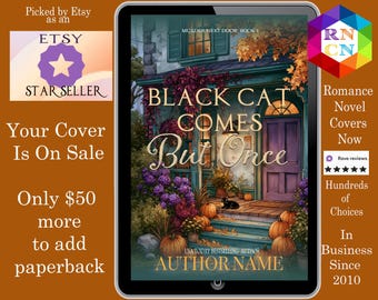 Pumpkin Spice Death: Fall Romance, Indie Author Budget Cover, Cozy Mystery