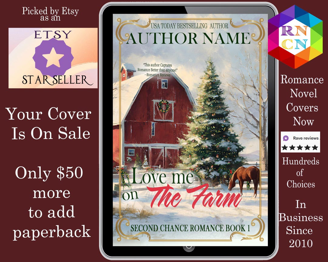 Love Me on the Farm: Romance Book Cover Indie Authors Budget Covers ...