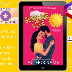Sunshine Love: romance book cover Indie Authors Budget,  romance cover, contemporary book covers, sweet romance book, summer romance