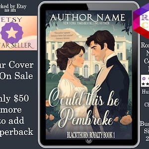 Could this be Pembroke: romance book cover Indie Authors Budget covers, Victorian romance, 1800s historical, second chance love, Regency