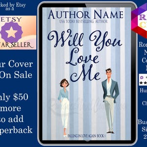 Will You Love Me: romance book cover Indie Authors Budget covers,  romance cover, contemporary covers, office romance cover