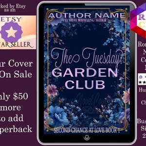 Premade Romance Ebook Cover: Tuesday Garden Club
