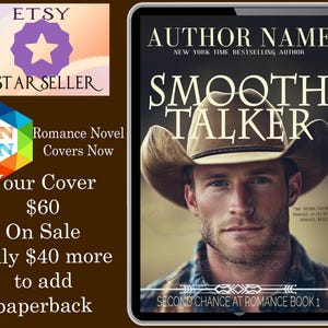 Smooth Talker: romance book western cover Indie Author covers,  romance cover, contemporary romance book covers, sweet romance book