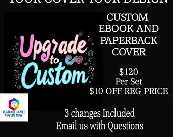 Benutzerdefiniertes eBook- und Taschenbuch-Cover-Set: IHRE DESIGNIDEE-Cover Indie-Author-Cover, Romance-Cover, zeitgenössische Romantik-Buchcover, Jedes Genre