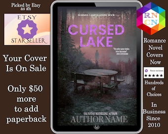 Cursed Lake: Premade Book Cover mystery suspense, thriller fiction, romantic suspense