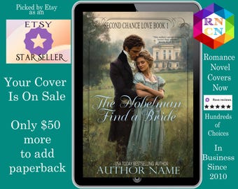 The Nobleman Finds a Bride: Historical romance book cover Indie Self Publishing Budget, Victorian regency, historical romance, regency