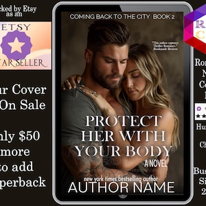 Protect her With your Life: Premade Book Cover romantic thriller, romance, contemporary romance, romance suspense, Ebook Cover