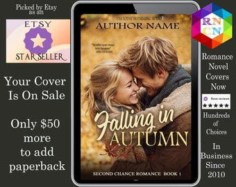 Falling in Autumn: romance book cover Indie Authors Budget covers,  romance cover, sweet book covers, sweet book, Fall theme cover