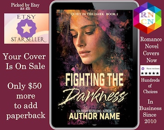 Fighting the Darkness: Premade Book Cover Women's Fiction, contemporary romance, women's fiction romance, Mystery suspense
