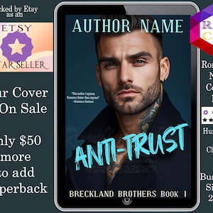 Anti-Trust: Contemporary romance book cover,  Premade Book Cover, Handsome man, Boss office romance Book Cover, Ebook Cover
