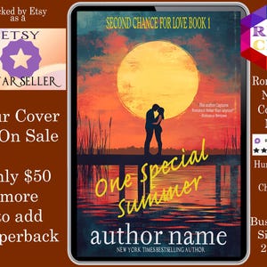 One Special Summer: romance book cover Indie Authors Budget covers,  romance cover, contemporary covers, Summer romance cover