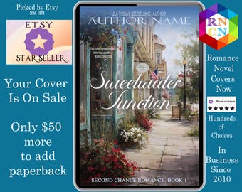 Sweetwater Junctionl: romance book cover Indie  Budget covers, sweet contemporary covers,  small town, Christian romance, meet cute,