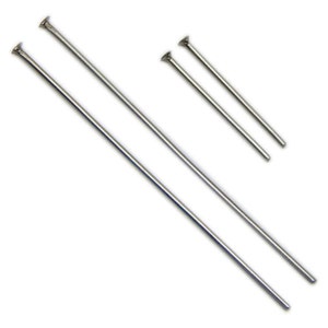 1000個 ステンレススチール フラットヘッドピン 20,25,30,35,40,50 mm<0.6,0.7,0.8,1.0 mm 厚> ヘッドピン
