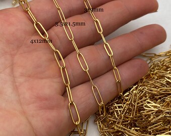 5m 10m 2x3mm 5 colors Plated Brass Soldered Chain Flat Cable Chain 16ft / 32ft 5m 10m 2x3mm 5 colors Plated Brass Soldered Chain Flat Cable Chain 16ft / 32ft