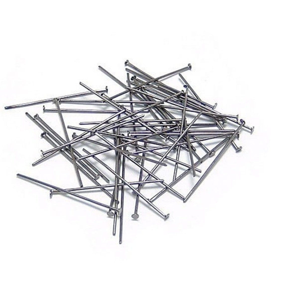 1000 PCS Stainless Steel Flat Head Pins Etsy